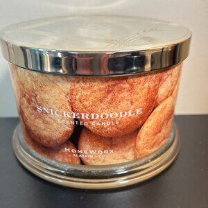 HomeWorx by Slatkin Snickerdoodle 4-Wick 18oz Candle NEW
